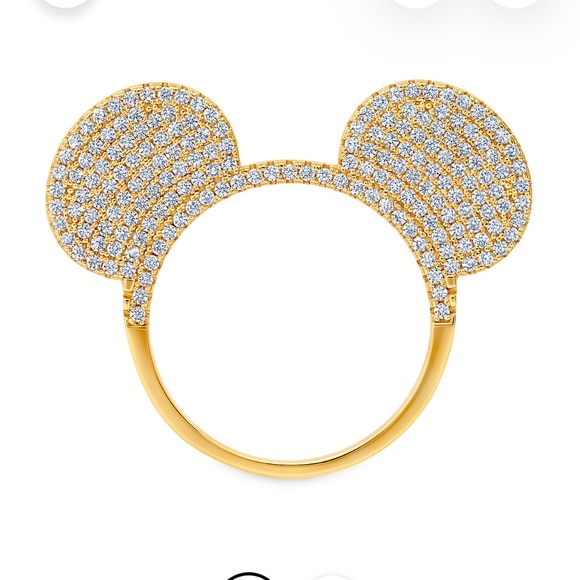 Disney Crislu Mickey Ring - Picture 1 of 4